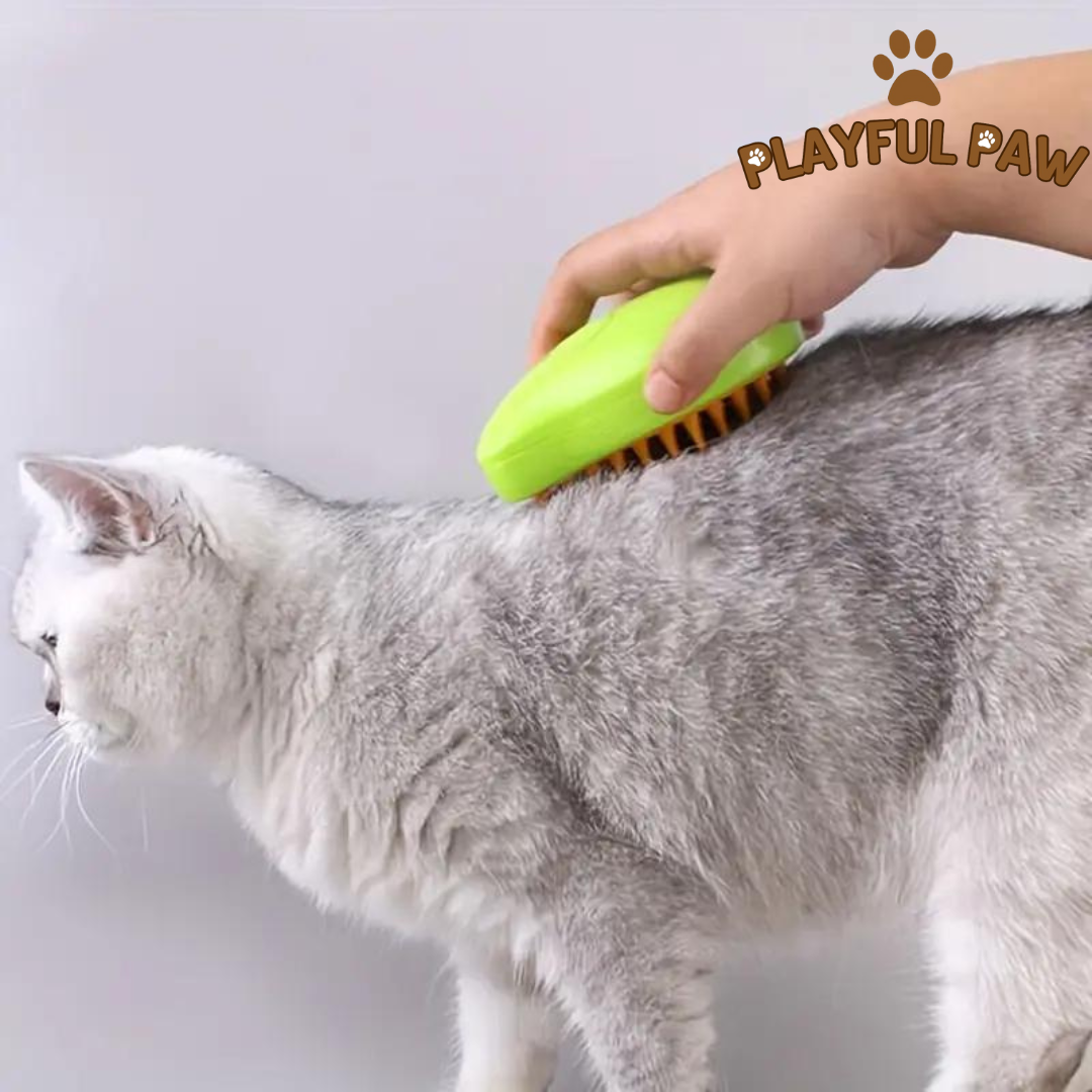 PlayfulPaw™ Pet Steam Brush