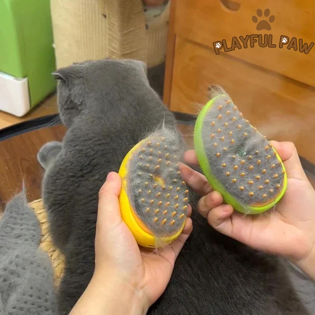 PlayfulPaw™ Pet Steam Brush