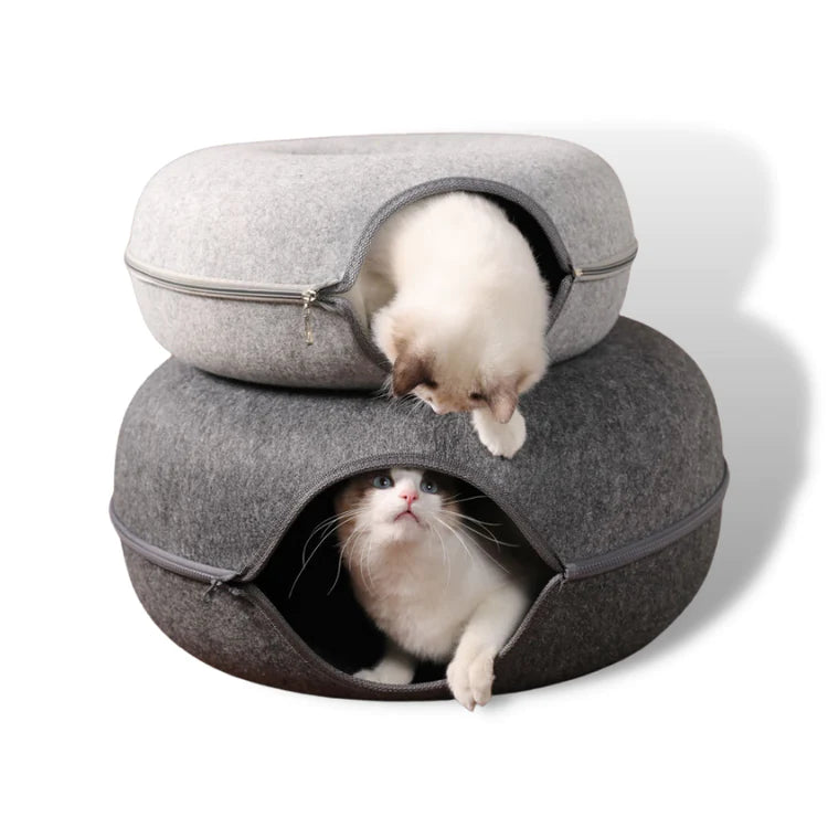 PlayfulPaw™ Cat Tunnel Bed