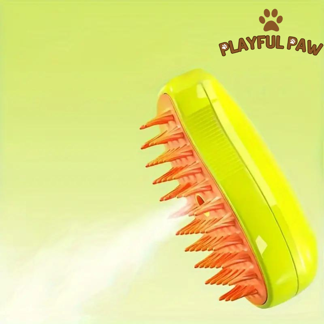 PlayfulPaw™ Pet Steam Brush