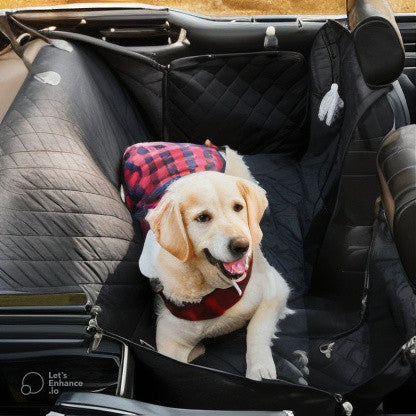 PlayfulPaw™ Waterproof Dog Car Seat Cover