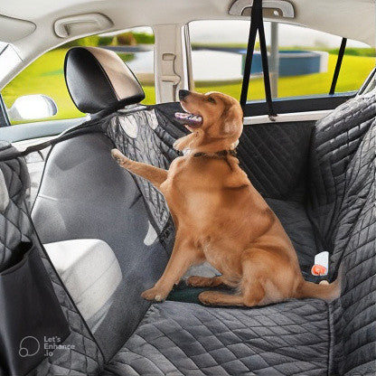 PlayfulPaw™ Waterproof Dog Car Seat Cover