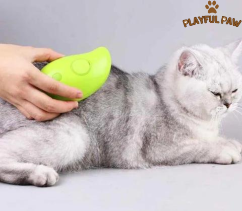 PlayfulPaw™ Pet Steam Brush