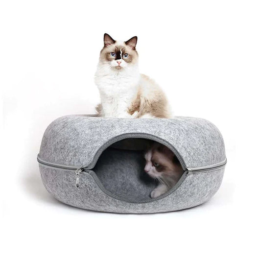 PlayfulPaw™ Cat Tunnel Bed